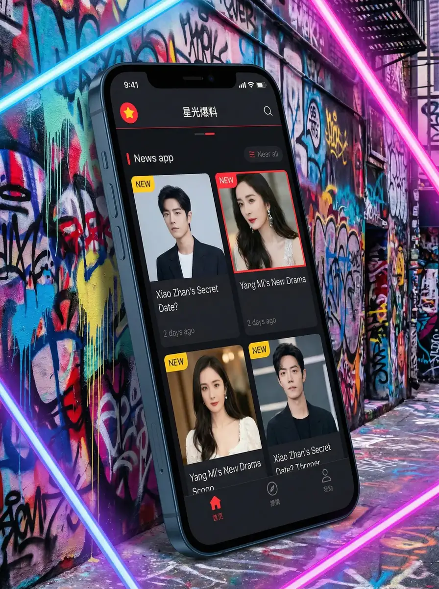 st站 APP界面展示 - 掌上吃瓜神器
